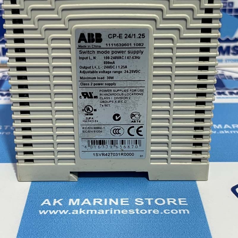 ABB CP-E 24-1.25 SWITCH MODE POWER SUPPLY