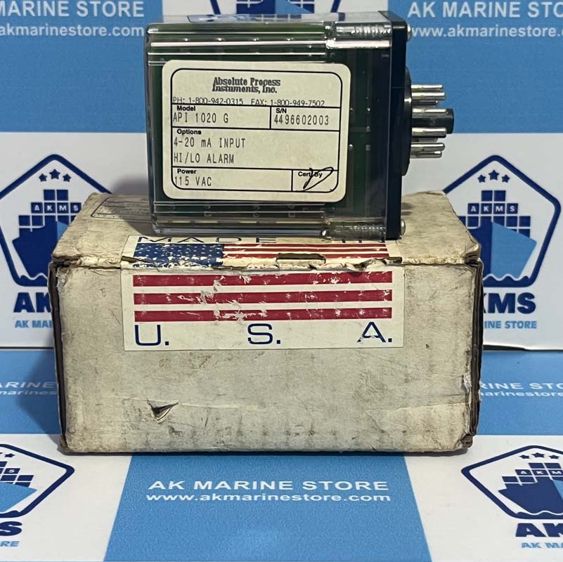 ABSOLUTE PROCESS INSTRUMENTS API 1020 G RELAY-1 ABSOLUTE PROCESS INSTRUMENTS API 1020 G RELAY