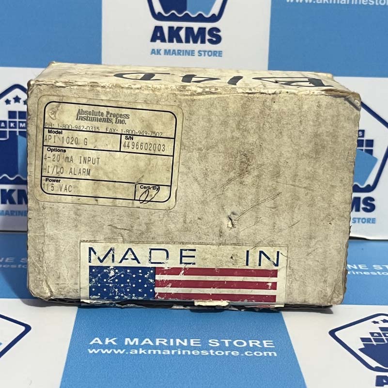 ABSOLUTE PROCESS INSTRUMENTS API 1020 G RELAY-2 ABSOLUTE PROCESS INSTRUMENTS API 1020 G RELAY