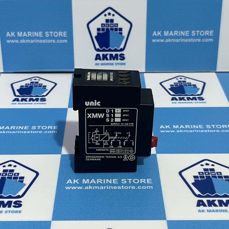 BRODERSEN UNIC XMW MULTI FUNCTION TIMER RELAY-2 BRODERSEN UNIC XMW MULTI FUNCTION TIMER RELAY