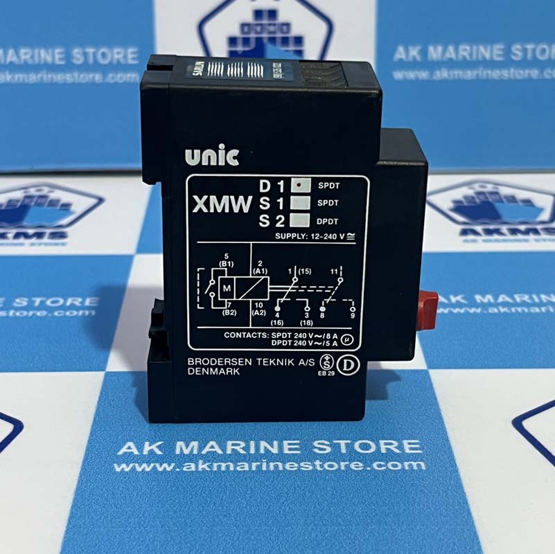 BRODERSEN UNIC XMW MULTI FUNCTION TIMER RELAY-3 BRODERSEN UNIC XMW MULTI FUNCTION TIMER RELAY