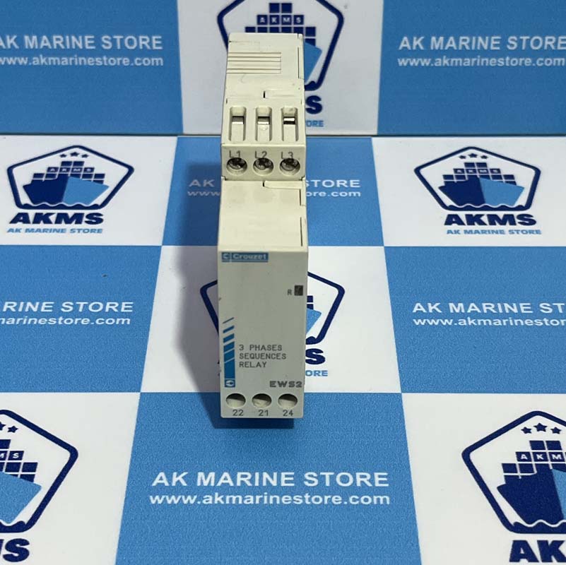 CROUZET EWS2 84873004 3PHASES SEQUENCE RELAY