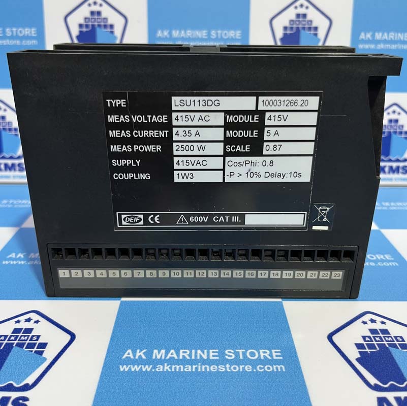 DEIF UNI-LINE LSU-113DG LOAD SHARING UNIT-2 DEIF UNI-LINE LSU-113DG LOAD SHARING UNIT