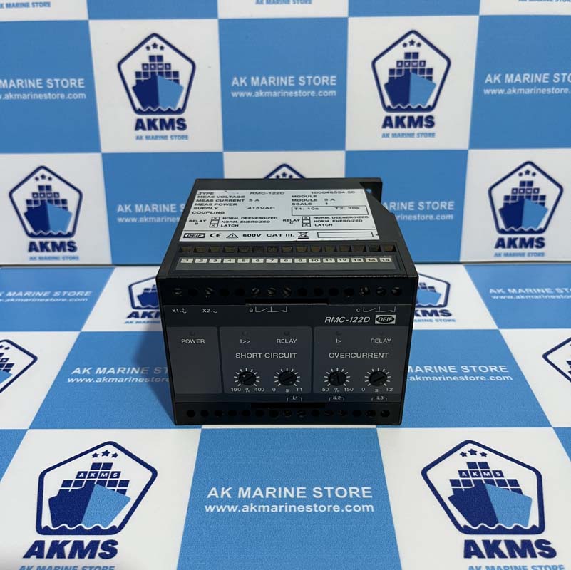 DEIF UNI-LINE RMC-122D SHORT CIRCUIT OVERCURRENT RELAY