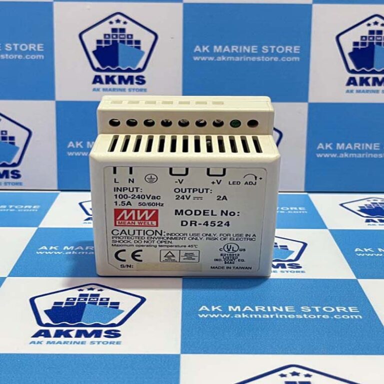 MEAN WELL DR-4524 24 VDC 2AMP POWER SUPPLY - AK MARINE STORE