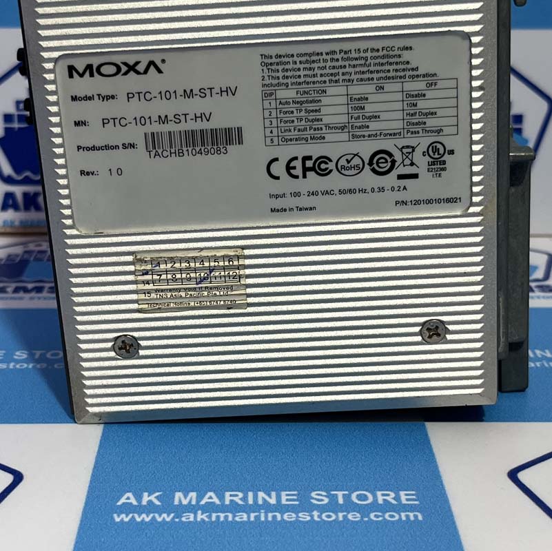 MOXA PTC-101-M-ST-HV POWER SUPPLY
