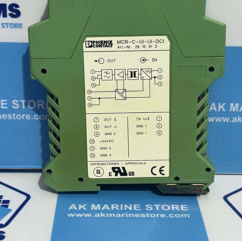 PHOENIX CONTACT MCR-C-UI-UI-DCI SIGNAL CONDITIONER-3 PHOENIX CONTACT MCR-C-UI-UI-DCI SIGNAL CONDITIONER
