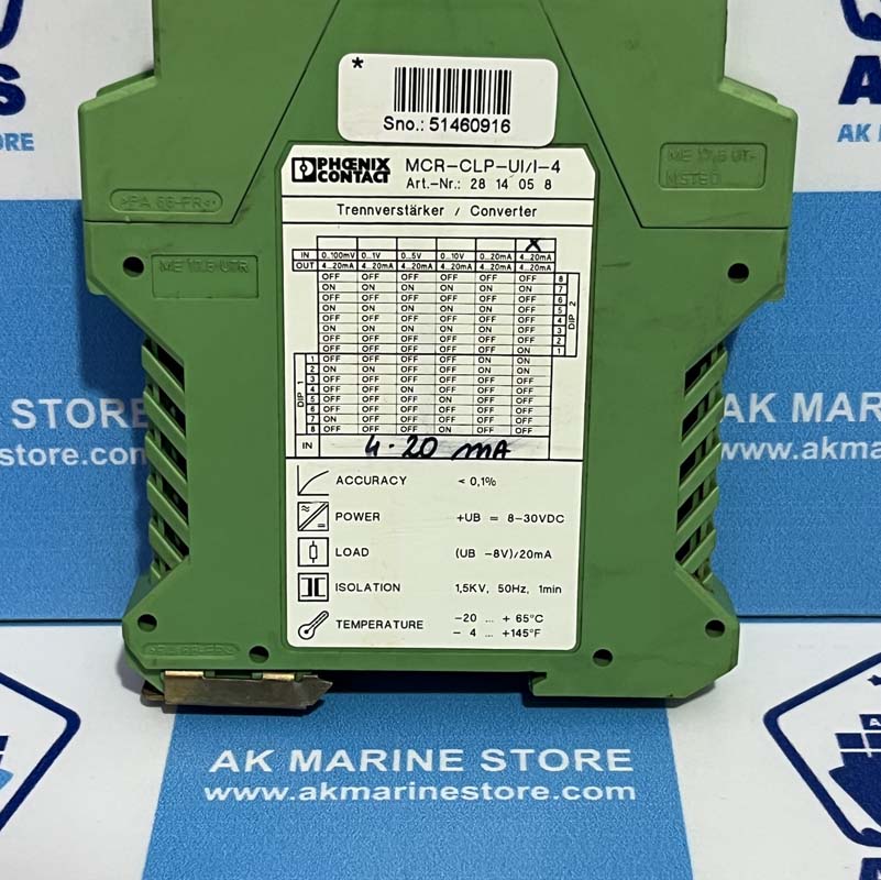 PHOENIX CONTACT MCR-CLP-UI-I-4 CONVERTER