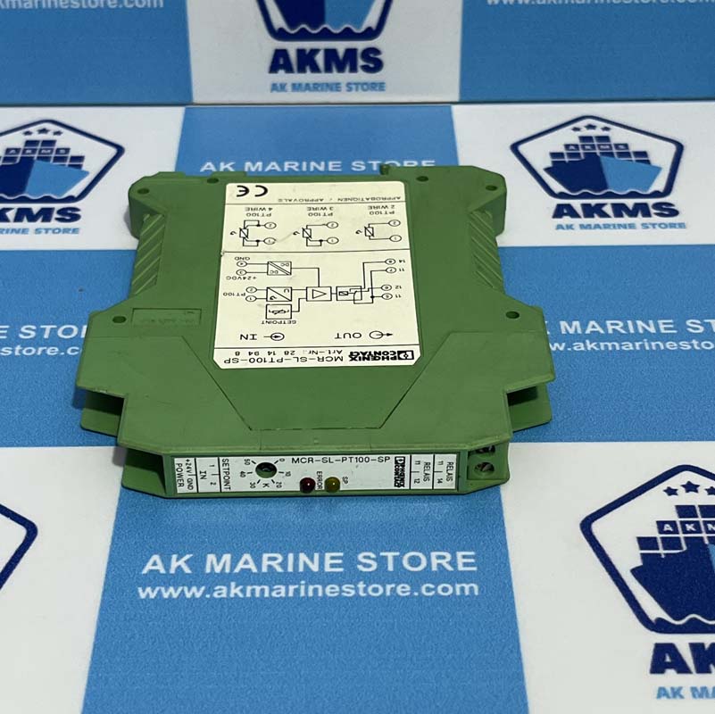 PHOENIX CONTACT MCR-SL-PT100-SP TEMPERATURE RELAY MODULE