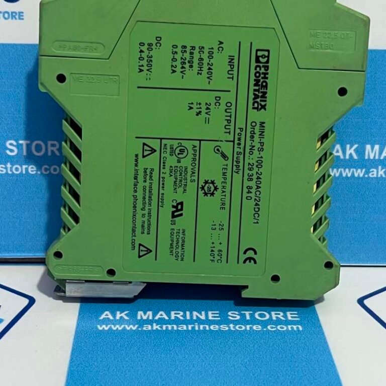 Phoenix Contact Mini PHOENIX CONTACT MINI-PS-100-240AC-24DC-1A POWER SUPPLY - AK MARINE STORE