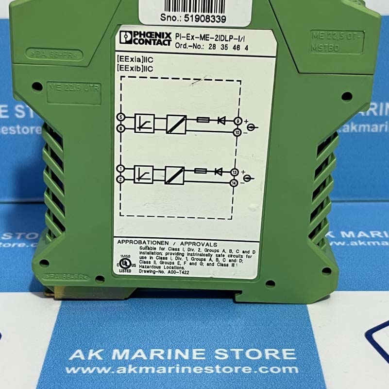 PHOENIX CONTACT PI-EX-ME-2IDLP-I-I SIGNAL ISOLATOR