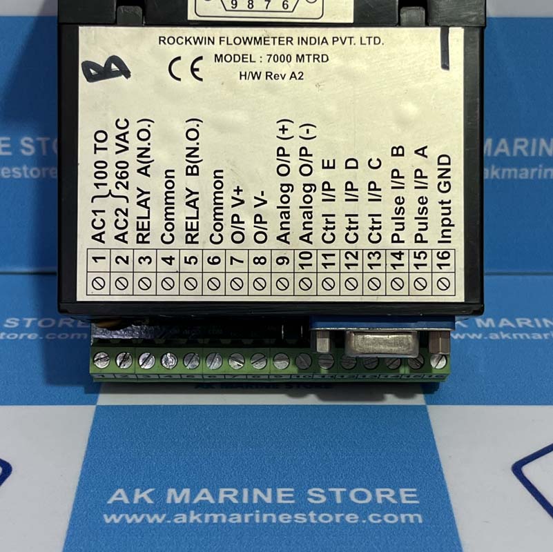 ROCKWIN 7000 MTRD REV-A2 FLOWMETER
