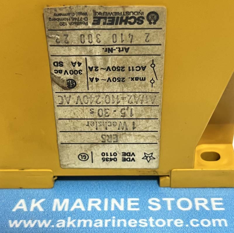 SCHIELE INDUSTRIEWERKE ERS 15-30S TIMER RELAY-3 SCHIELE INDUSTRIEWERKE ERS 15-30S TIMER RELAY