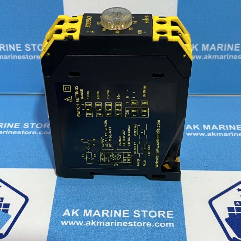 SELEC 800SQ DIN RAIL TIMER