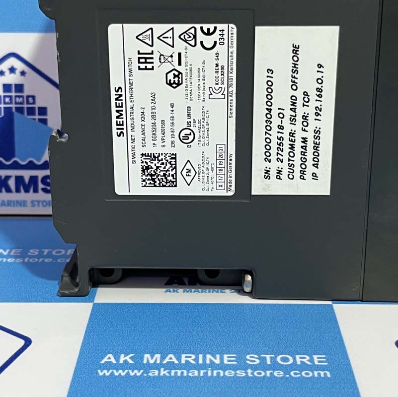 SIEMENS SCALANCEX204-2 6GK5204-2BB10-2AA3 SIMATIC NET INDUSTRIAL ETHERNET SWITCH-3 SIEMENS SCALANCEX204-2 6GK5204-2BB10-2AA3 SIMATIC NET INDUSTRIAL ETHERNET SWITCH
