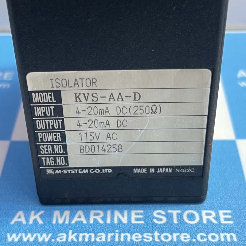 M-SYSTEM CO LTD KVS-AA-D ISOLATOR