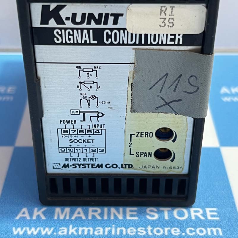 M-SYSTEM CO LTD KWRS-3AA-D RTD TRANSMITTER