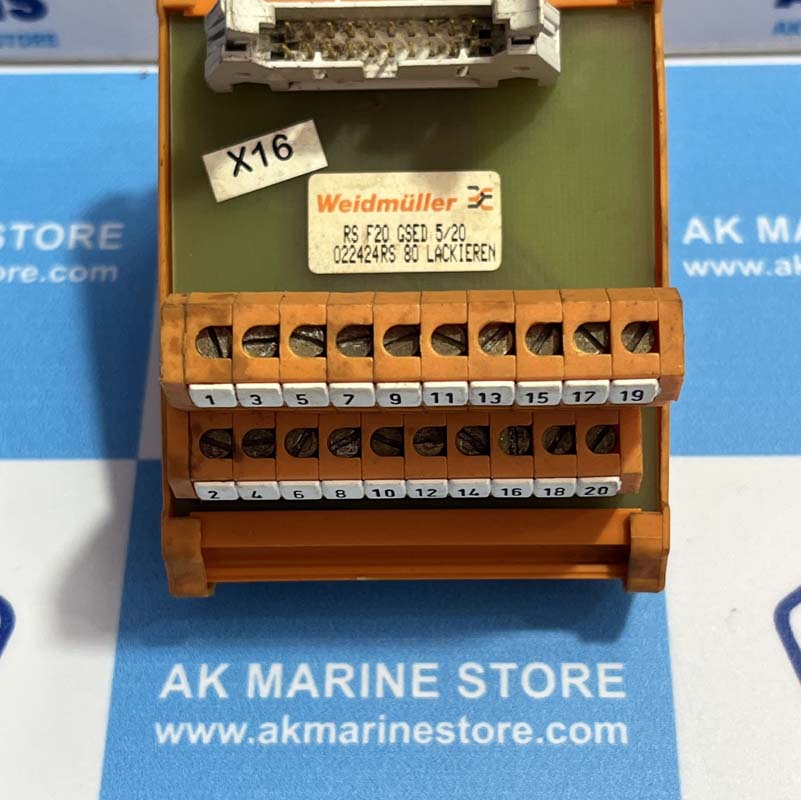 WEIDMULLER 412976-6 TERMINAL BOARD