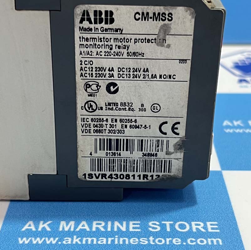 ABB CM-MSS MONITORONG RELAY