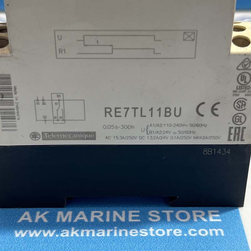 SCHNEIDER ELECTRIC RE7TL11BU TIME RELAY