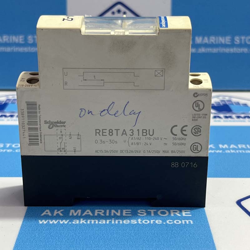 TELEMECANIQUE RE8TA31BU TIME RELAY