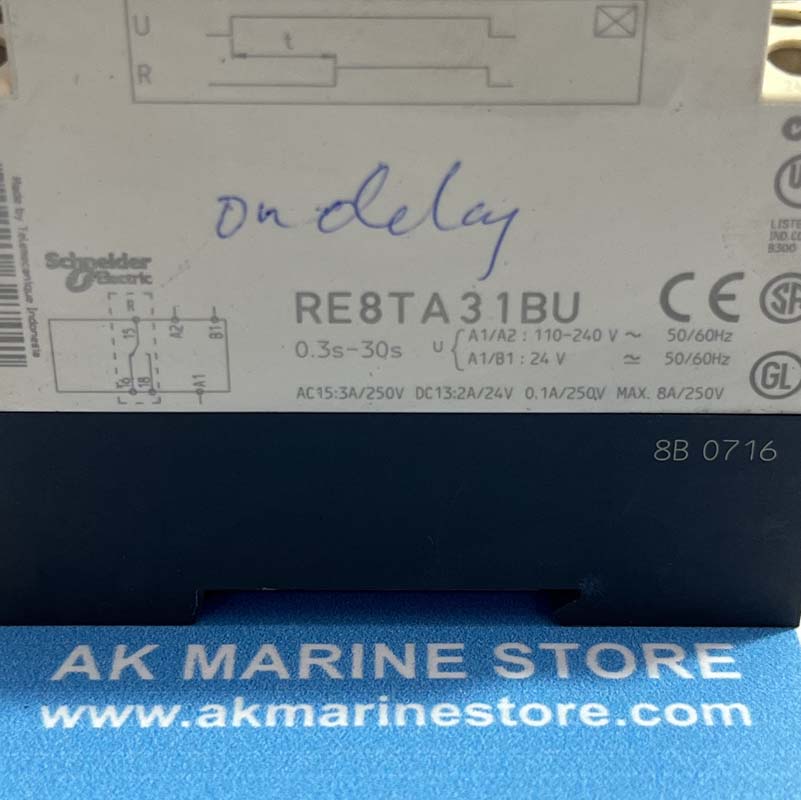 TELEMECANIQUE RE8TA31BU TIME RELAY