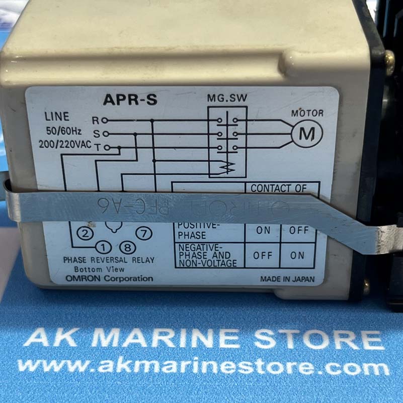 OMRON APR-S PHASE REVERSAL RELAY-3 OMRON APR-S PHASE REVERSAL RELAY