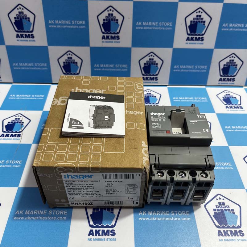 HAGER HHA160Z 160 AMP MCCB-4 HAGER HHA160Z 160 AMP MCCB