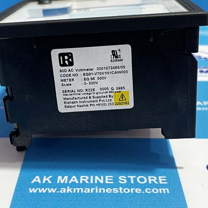 RISHABH INSTRUMENTS EQ 96 0-500V METER