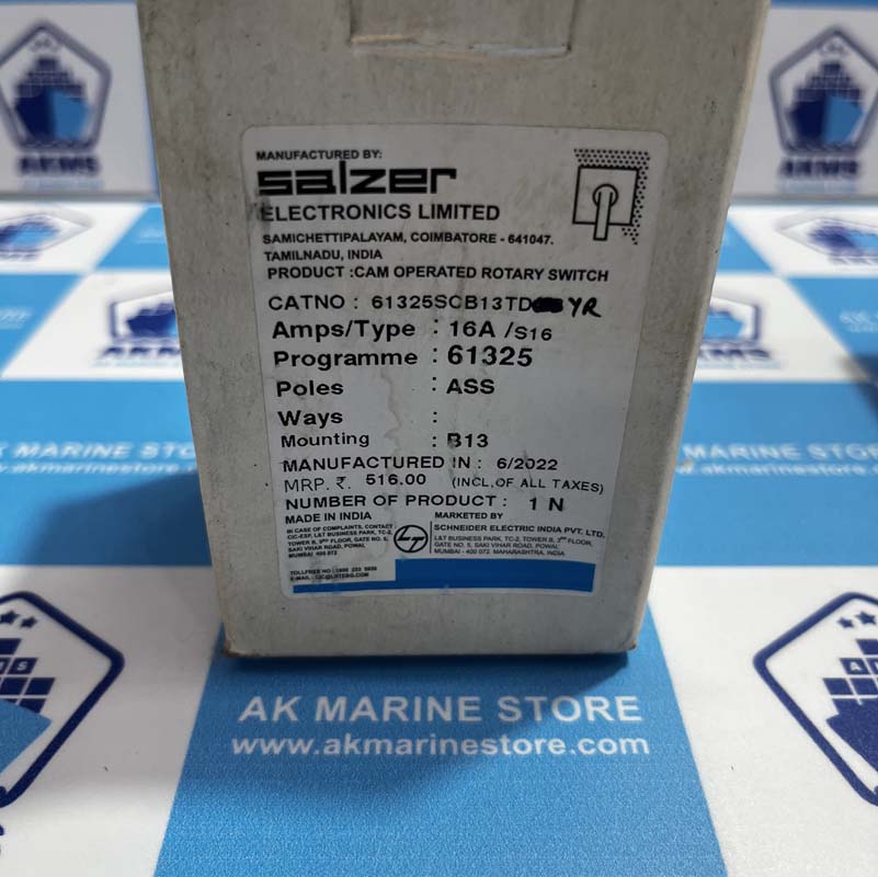 SALZER ELECTRONICS S16 ROTARY SWITCH