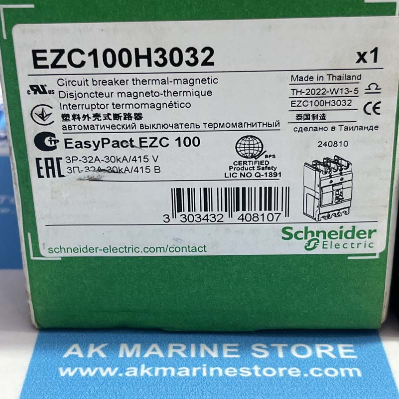 SCHNEIDER ELECTRIC EZC100H3032 32AMP CIRCUIT BREAKER
