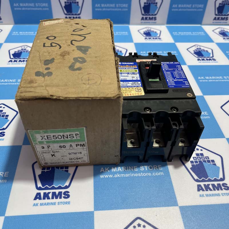 TERASAKI XE50NS 50 AMP CIRCUIT BREAKER