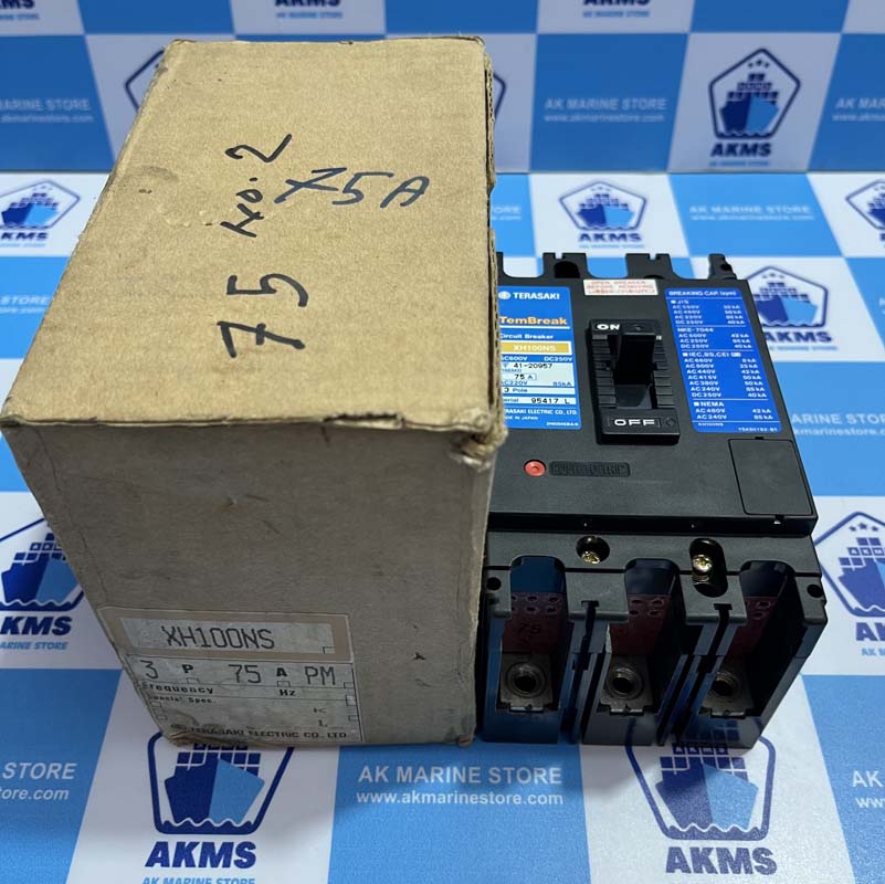 TERASAKI XH100NS 75 AMP CIRCUIT BREAKER