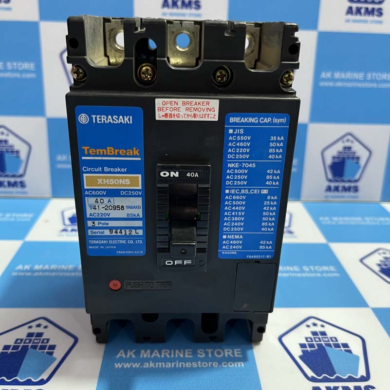 TERASAKI XH50NS 40 AMP CIRCUIT BREAKER