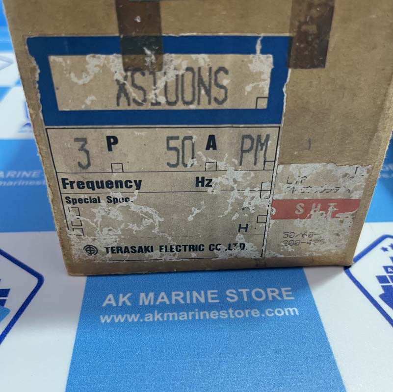 TERASAKI XS100NS 50 AMP CIRCUIT BREAKER-7 TERASAKI XS100NS 50 AMP CIRCUIT BREAKER