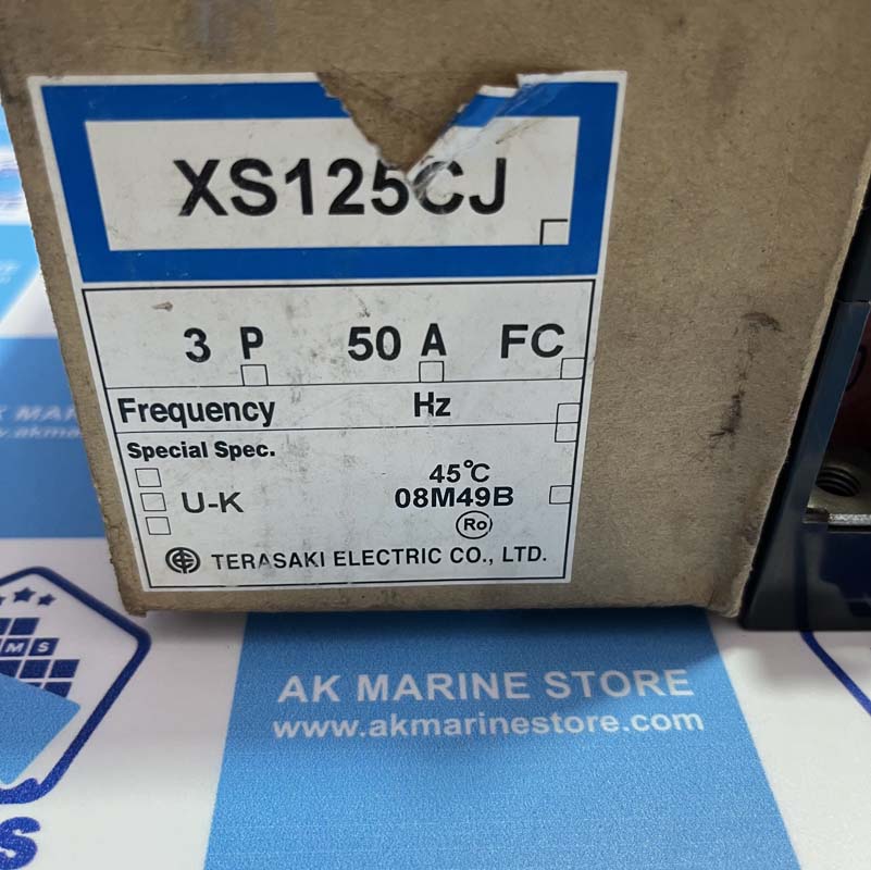 TERASAKI XS125CJ 50 AMP CIRCUIT BREAKER