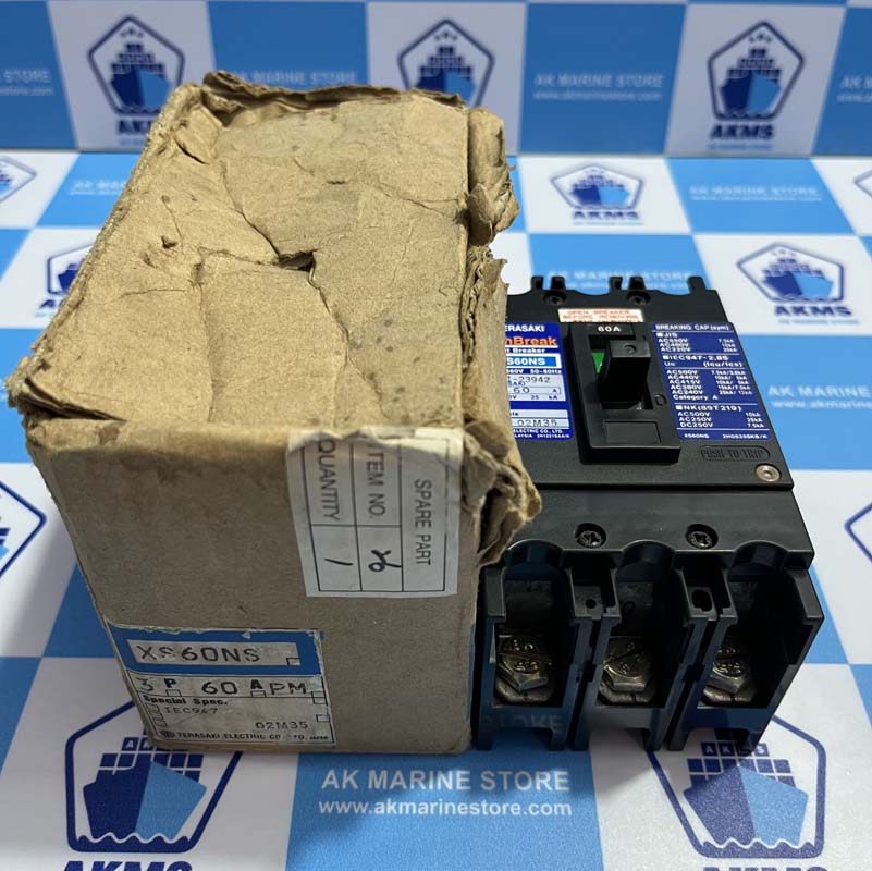 TERASAKI XS60NS 60 AMP CIRCUIT BREAKER