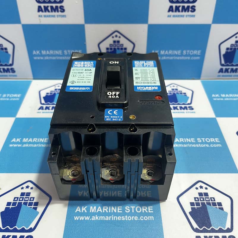 HYUNDAI HBS-63C 40 AMP CIRCUIT BREAKER