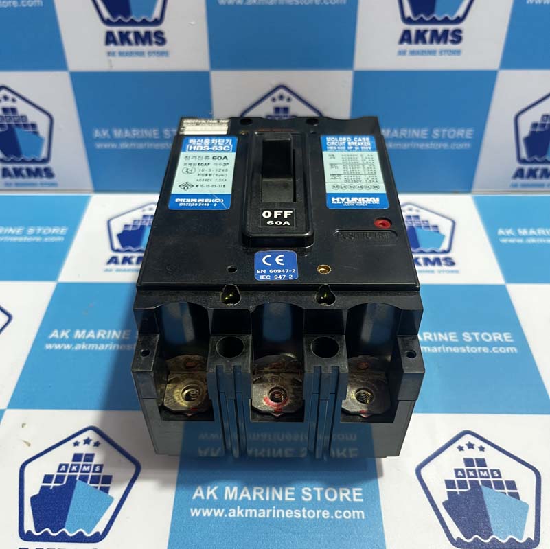 HYUNDAI HBS-63C 60 AMP CIRCUIT BREAKER