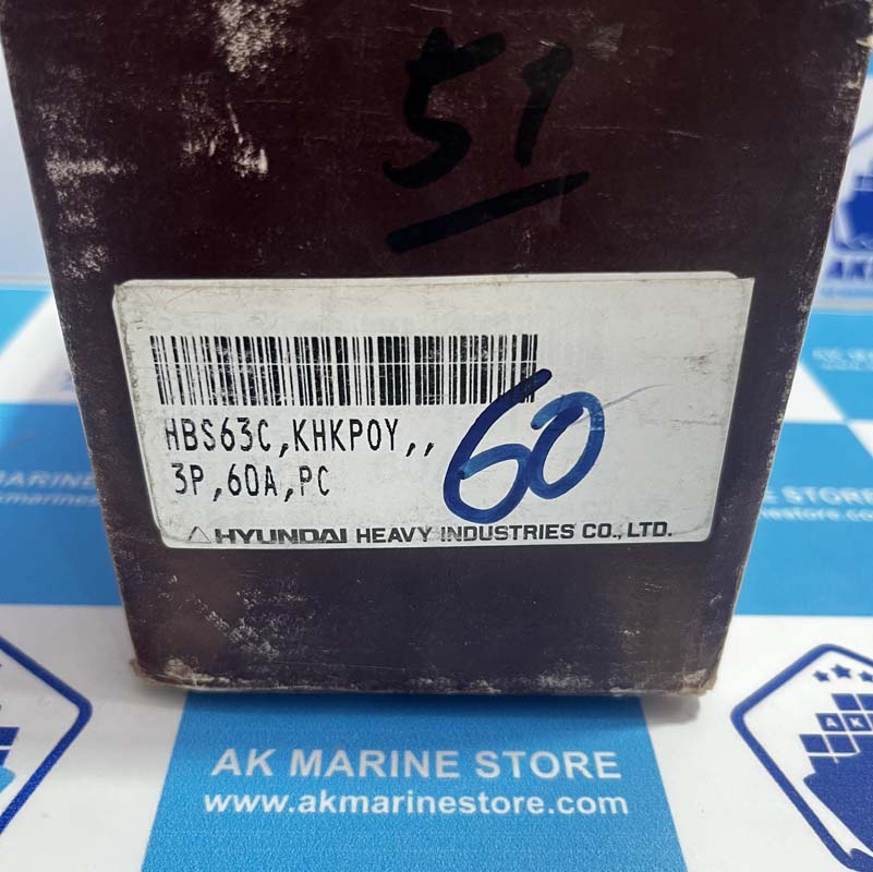 HYUNDAI HBS-63C 60 AMP CIRCUIT BREAKER