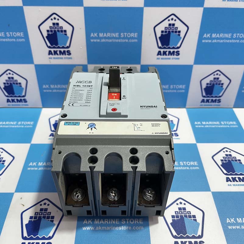 HYUNDAI HIBL 103NT 75 AMP CIRCUIT BREAKER-1 HYUNDAI HIBL 103NT 75 AMP CIRCUIT BREAKER