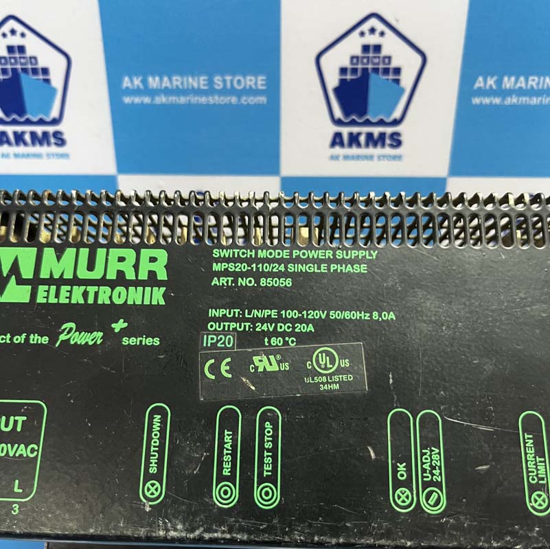 MURR ELEKTRONIK MPS20-110-24 SWITCH MODE POWER SUPPLY
