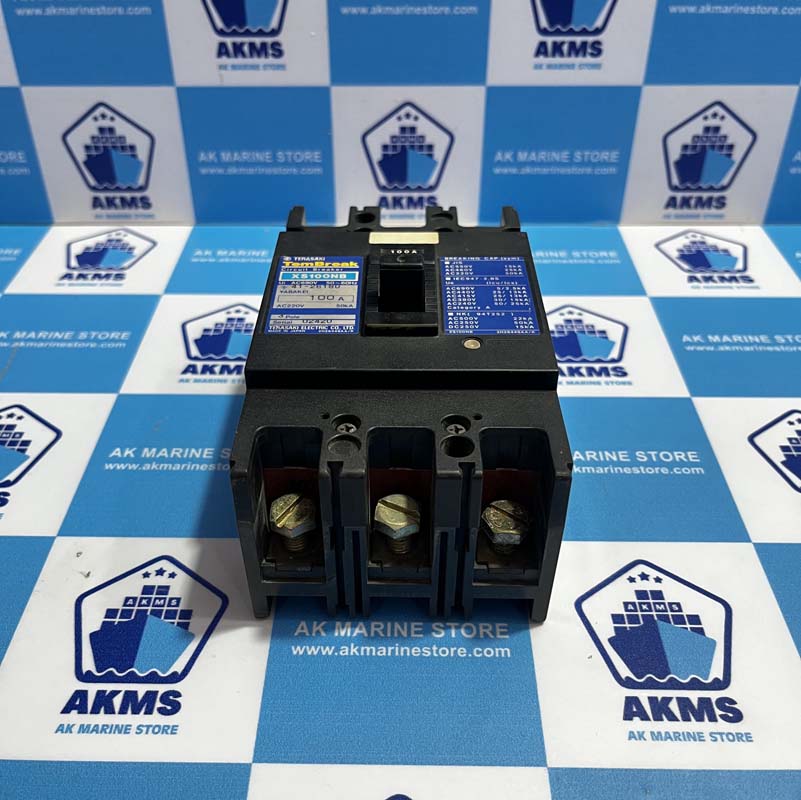 TERASAKI XS100NB 100 AMP CIRCUIT BREAKER-2 TERASAKI XS100NB 100 AMP CIRCUIT BREAKER