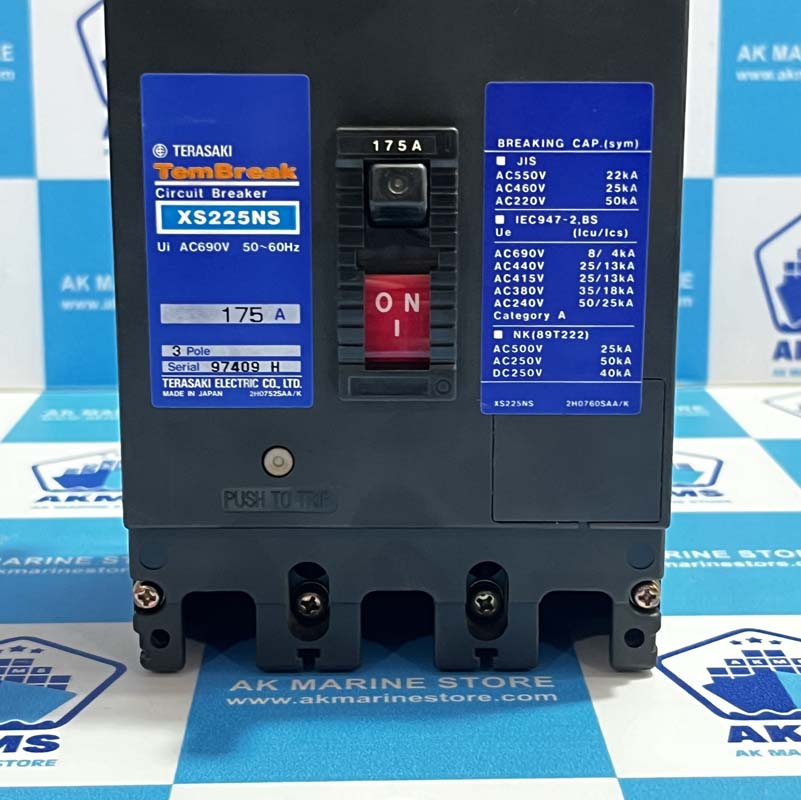 TERASAKI XS225NS 175 AMP CIRCUIT BREAKER