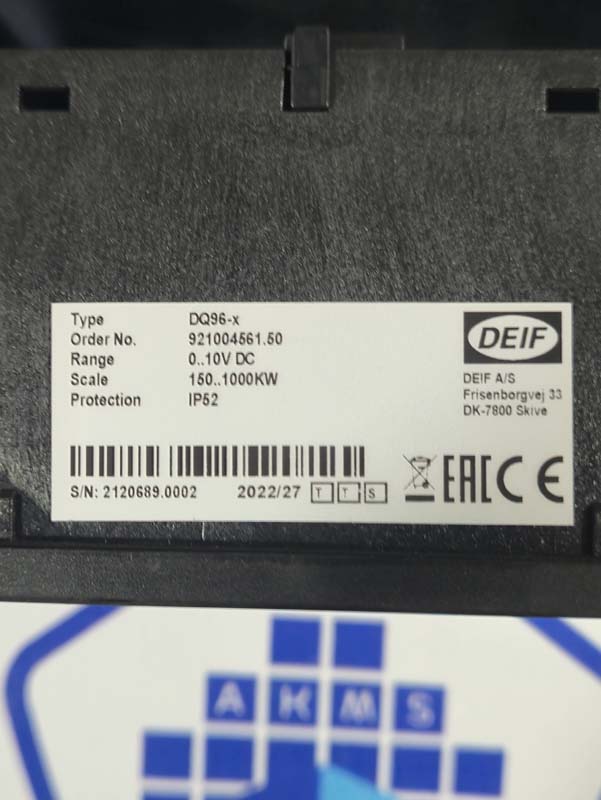 DEIF DQ96-X METER