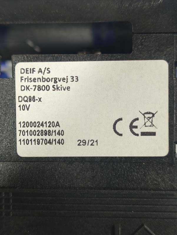 DEIF DQ96-X METER