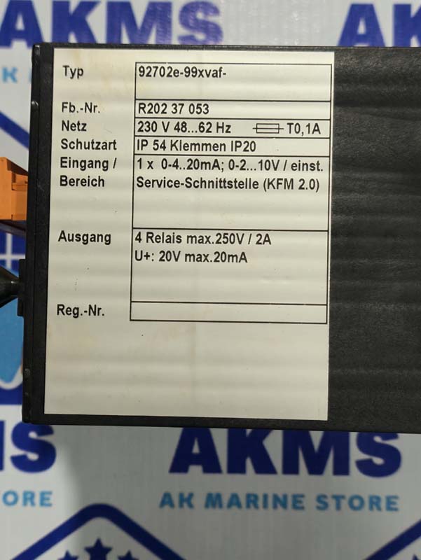 VAF INSTRUMENTS 92702E-99XVAF METER